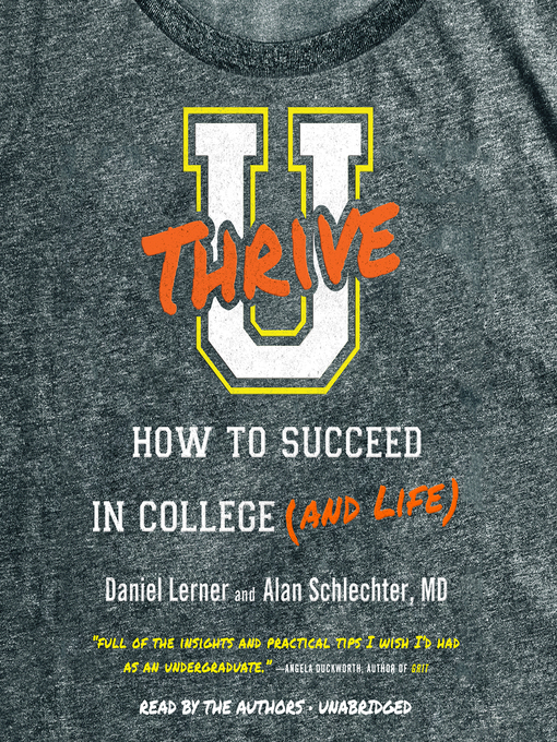 Title details for U Thrive by Alan Schlechter - Available